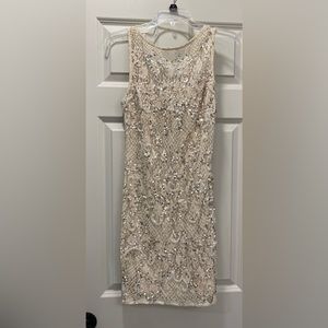 Aidan Mattox sequin dress.